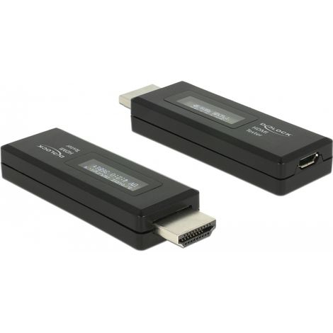 DELOCK 63327 HDMI-A 19 PIN USB TYPE MICRO-B NOIR ADAPTATEUR ET CONNECTEUR DE CÂBLES (1/4)