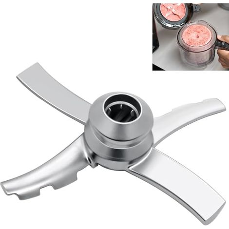 Lame de Rechange Compatible avec Ninja CREAMi machine à crème glacée et à desserts glacés, Lame Pale Pièce de rechange pour Ninja Creamy Ice Cream Maker NC300EU NC300EUCP NC300 NC301 Accessoire
