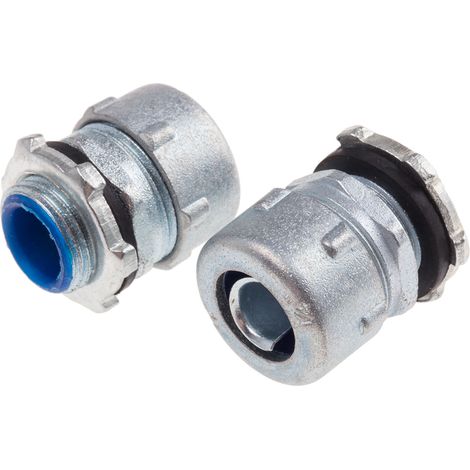 Raccord de gaine RS PRO M16, taille 6.35mm en Alliage de zinc ( Prix pour Paquet de 10 )