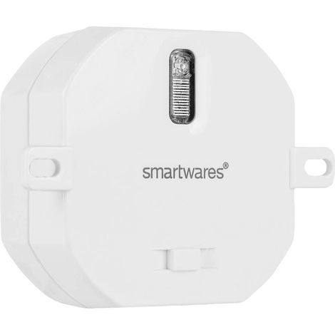 Smartwares – Récepteur radio pour motorisation – SH490265 – Fréquence 433 MHz – Tension 230 V – Portée 30 m – Installation encastrée - S414302 (1/5)