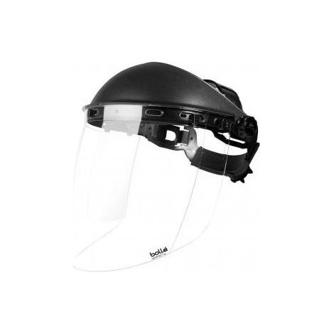 Bollé Safety – Écran facial incolore BOLLÉ SPHERPI – Protection 180° – Résistance aux impacts – Conformité EN166 – Serre-tête réglable