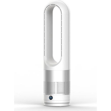 Ventilateur sur pied sans pales – 8 vitesses – Oscillation 80° – Télécommande – Minuterie 8h – Silencieux 35dB – Design compact