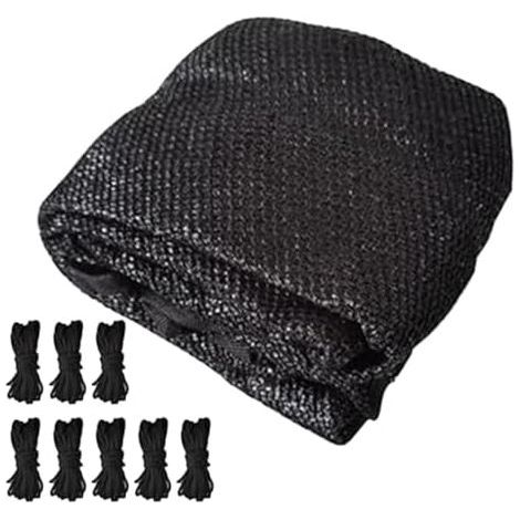 Couverture Protectrice de Trampoline Accessoire pour Équipement Loisirs Plein Air,Voile d'Occultation - Jardin, Parc, Aire Jeux, Arrière-Cour, Pelouse, Patio, Plage 10 pieds 8 poteaux (1/5)
