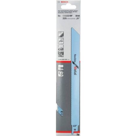 BOSCH-A 5 LAME S1122 BF P/SEGA P/LAMIERA