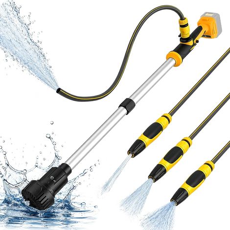 Pompe transfert d'eau sans fil type lance 3600 l/h pour 18V 20V 3m hauteur refoulement submersible portable 19000RPM pour piscines sous-sols récupérateurs d'eau pluie (batterie non incluse) (1/5)