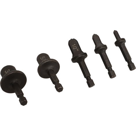 Ensemble de 5 outils d'expansion de tubes en cuivre, forets et outils de sertissage pour la réparation de climatiseurs (1/5)