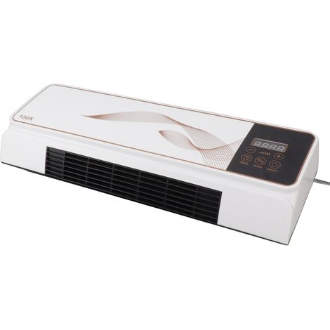 Radiateur soufflant mural ABS PP Mini chauffage refroidissement télécommande chambre salle de bain salon 220V prise UE (1/5)