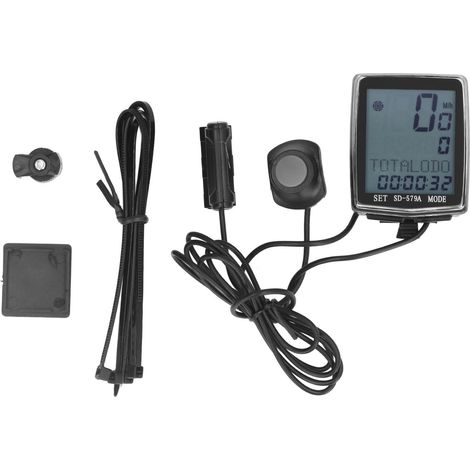Compteur vélo filaire étanche GPS vélo ordinateur de vitesse avec rétroéclairage (1/5)