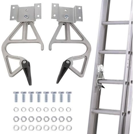 Accessoires d'échelle, serrures d'échelle d'extension en aluminium, accessoires d'échelle d'extension de 2 pièces pour Werner 28-11 Rung Lock Kit (1/5)