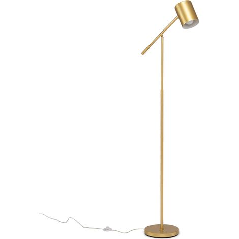 COSTWAY Lampada da Terra con Interruttore a Pedale  per Camera e Soggiorno (1/5)