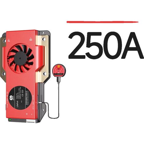 Système de gestion de batterie au phosphate de fer lithium, capacité de courant élevée, fonctionnalités de sécurité améliorées, BMS LFP 8S 24V 250A, 3.2v (1/2)