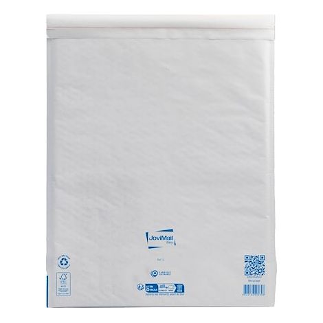 Pochette à bulles d'air kraft blanc 460 x 470 mm - Carton de 50