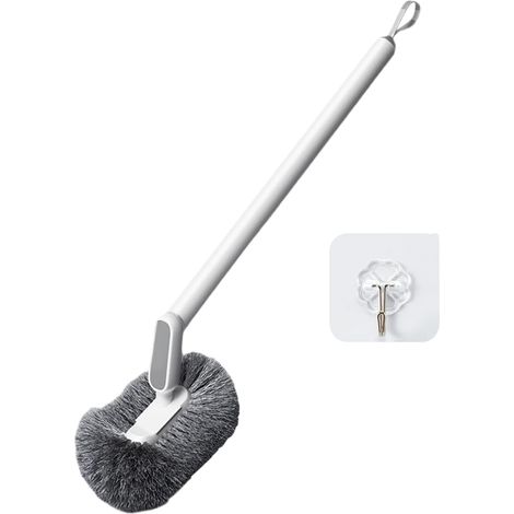 Brosse De Toilette Nettoyeur À Fixation Murale Courbe S Compact Long  Brosse Nettoyante Pour Cuvette De WC Pour Maison, Intérieur, Douche, Sol, Carrelage, Cuisine, , Appartement (1/5)