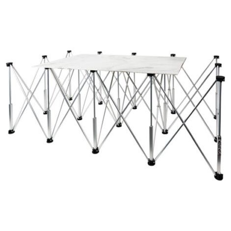 Tavolo pieghevole in alluminio Bihui llft 221x113cm (1/3)
