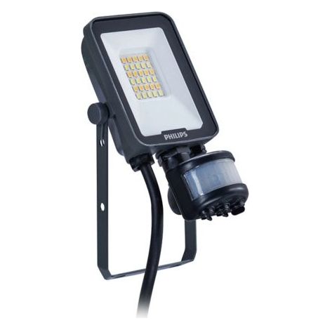 PHILIPS PROJECTEUR LED LEDINAIRE BVP167 10W 1200LM 110D - 830-865 CCT IP65 - DÉTECTEUR DE MOUVEMENT ET DE LUMIÈRE - SYMÉTRIQUE (1/4)