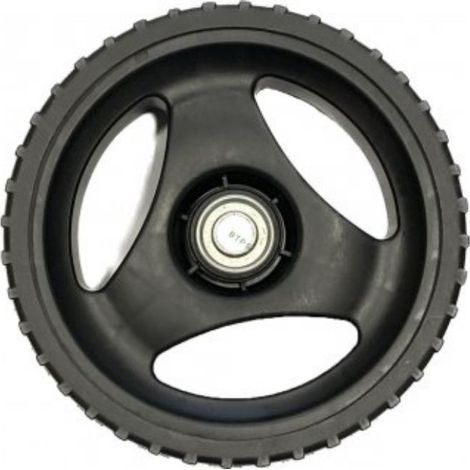 Roue de tondeuse à gazon 200mm – Roulement à billes – Compatible Scheppach et Woodster – Remplacement d'origine