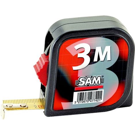 Mètre ruban SAM UD 3mx 16 mm Métrique ( Prix pour 1 ) (1/2)