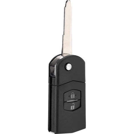 Coque Coquille Housse Remplacement Clé Télécommande 2 Boutons pour MAZDA 2 3 5 6 RX8 MX5 2B (1/5)