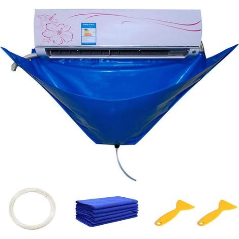 Nettoyage Climatisation, Outils Lavage Poussière Climatiseur, Protection La Maison pour Climatiseur Mural (1/5)