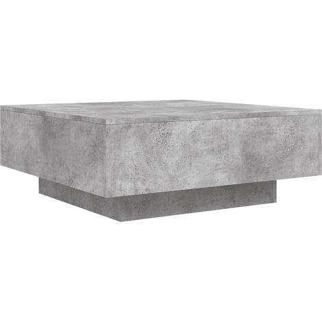 Maison Exclusive - Tavolino Salotto Grigio Cemento 80x80x31 cm Legno Multistrato