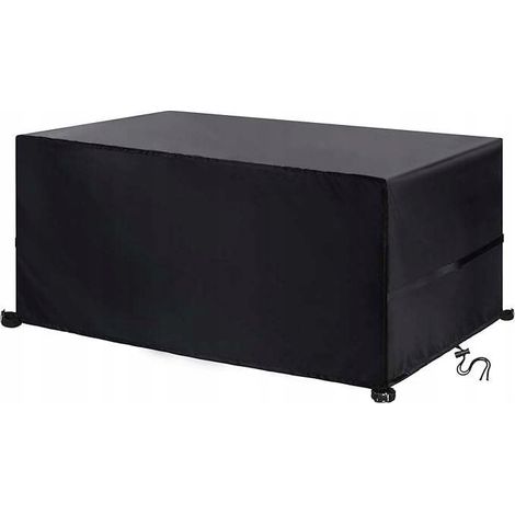 Telo di copertura impermeabile per mobili da giardino, tessuto Oxford 420D, 100x80x74 cm, nero. (1/3)