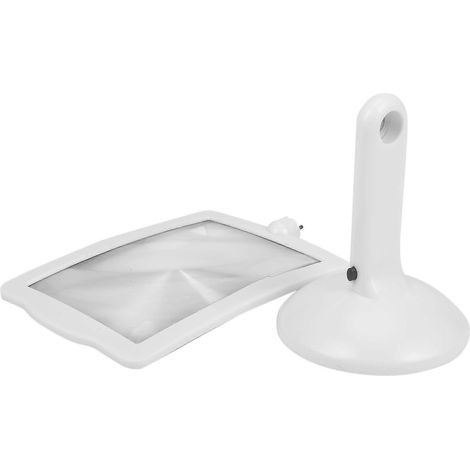 Loupe de bureau portable 3X avec éclairage LED, angle de vision de 180°, pour la lecture et l'écriture. (1/5)