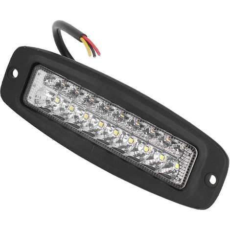 18-W-LED-Warnleuchte, 2800 lm, gelb-weißes Licht, IP67 wasserdicht, für Jeep, LKW, PKW und SUV