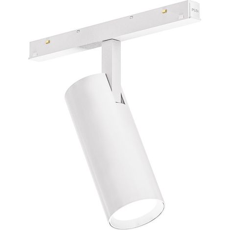 Faretto a Binario 48V Magnetico 18W 1438lm 4000K Dimmerabile Nero - Orientabile con Rotazione e Inclinazione - Design Professionale - Gealuce (1/2)