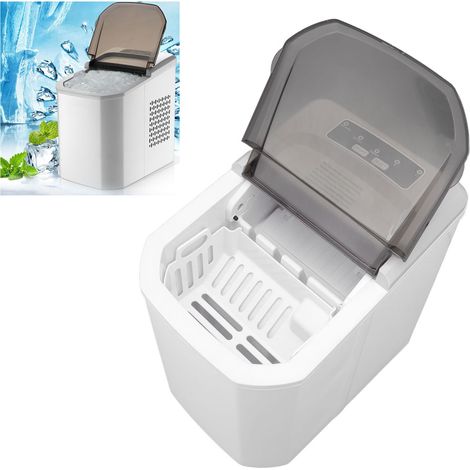 Machine à glaçons manuelle, compacte et portable, idéale pour un usage commercial et domestique, pour le thé au lait, les comptoirs de bar ou les dortoirs. (1/5)