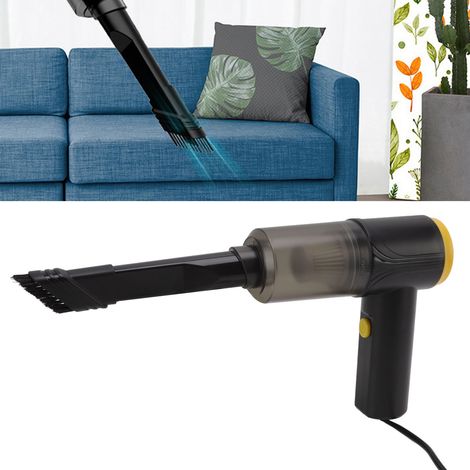 2-in-1 Autostaubsauger mit Luftpumpe, tragbarer Staubsauger, Zigarettenanzünderstecker, 12 V, Schwarz (1/5)
