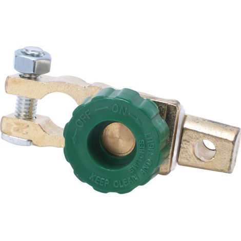 Lot de 2 interrupteurs de déconnexion de batterie à borne supérieure, coupe-circuit d'alimentation principal pour bateau, voiture, camion et camping-car