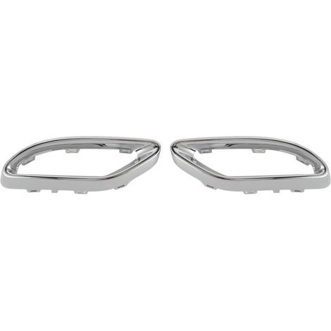 Embellecedores de escape cromados brillantes – Cubiertas decorativas para Mercedes-Benz Clase A B C E GLC CLS W177 W247 W205 W213 X253 C257 (1/5)