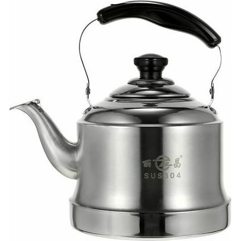 2L Whistling Bouilloire avec Ergonomique Poignée en Acier Inoxydable Théière d'eau Bouillante Boisson Contenant Plus Chaud avec Passoire pour La Maison Gaz Cuisinière (1/4)