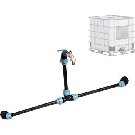 Kit de raccordement IBC S60 x 6 – Connecteur rapide en laiton pour réservoirs IBC – Prévention rouille – Assemblage facile (1/5)
