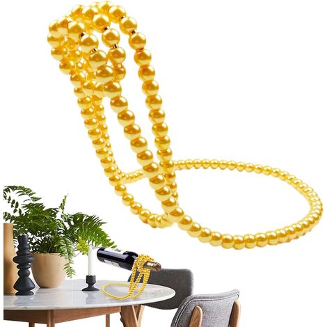Porte-bouteilles , casier à bouteilles Colliers de perles Le est un suspendu , créatif et élégant , (1/5)