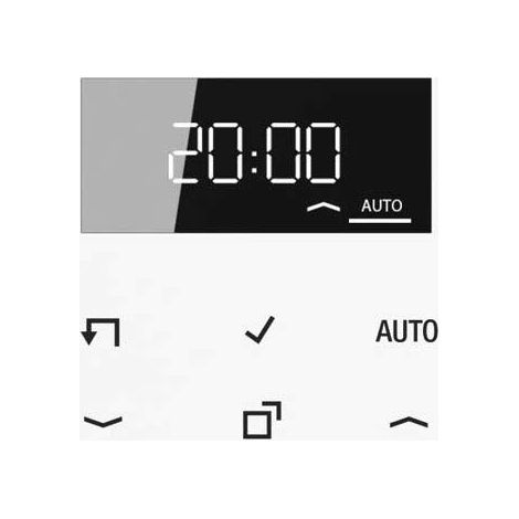 Jung LB-Management Pantalla temporizador, Serie AS/A, blanco alpino A 1750 D WW