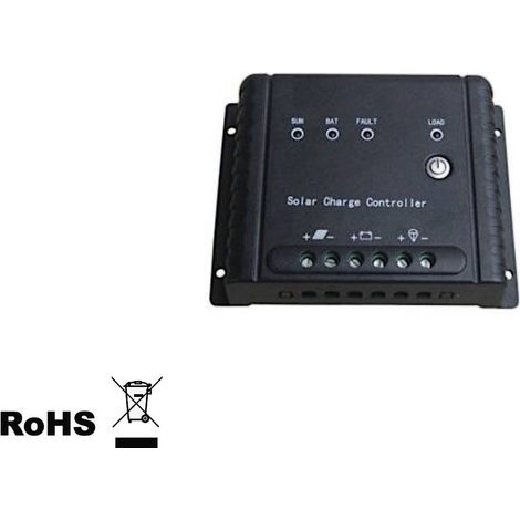 IPSPV-MPPT-24V-10A: Regolatore di carica solare MPPT 10A 24V Ingresso fotovoltaico: 0...50Vdc