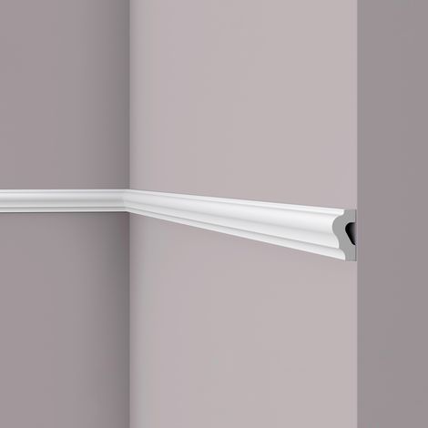 Panel moulding NMC WL2 WALLSTYL Noel Marquet Decorative moulding Moulding for decoration timeless classic design white 2 m (1/6)