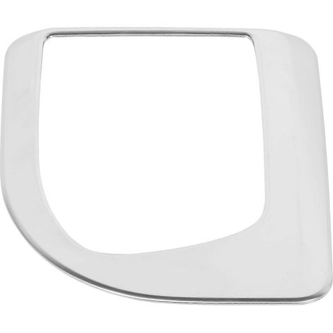 Cache de levier de vitesses, baguette décorative, compatible avec BMW Série 5 E60 E61 (2004–2007), conduite à gauche (chrome) (1/5)