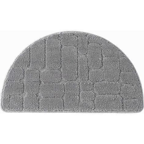 Zerbino morbido, semicircolare, a forma di mezzaluna, in microfibra antiscivolo e super assorbente, ideale per la casa.