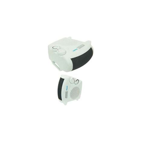 TERMOVENTILATORE CON TERMOSTATO DUE POSIZIONI 2000W  cm.26x13x27h.    SYNTESY