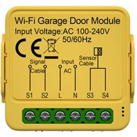 Module de commande d'ouvre-porte de garage Tuya, télécommande, application Smart Life, compatible avec Alexa et Home Assistant, Wi-Fi. (1/5)