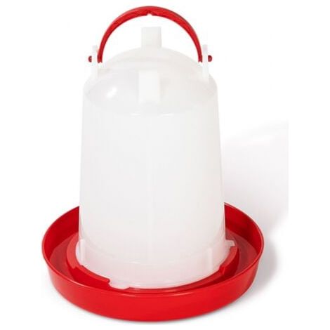 Comedero de 3 kg y bebedero de 3 litros para pollos y aves de corral. (1/3)