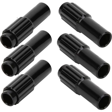 Lot de 6 vis de réglage de câble de dérailleur pour VTT, adaptées aux gaines 4 mm et 4,5 mm