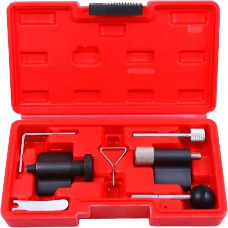 Juego de herramientas de sincronización de 7 piezas, herramienta de sincronización del motor, compatible con VW 1.2, 1.4, 1.6, 1.9, 2.0 TDI SDI, herramientas para árbol de levas con caja de herramient (1/5)