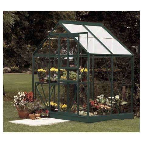 Vitavia Aktionsangebot (inkl. 60 Euro Zubehör): Gewächshaus "Venus 2500", smaragd grün, 2,5 m², 3 mm ESG