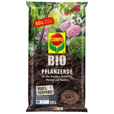 Terreau 50 litrs BIO sans tourbe COMPO (Par 42) (1/3)