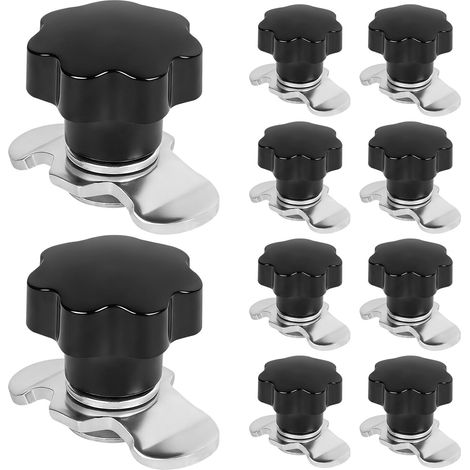 Raccord à Vis pour Rail 10PCS Rails d'arrimage d'extrémité m8x50mm