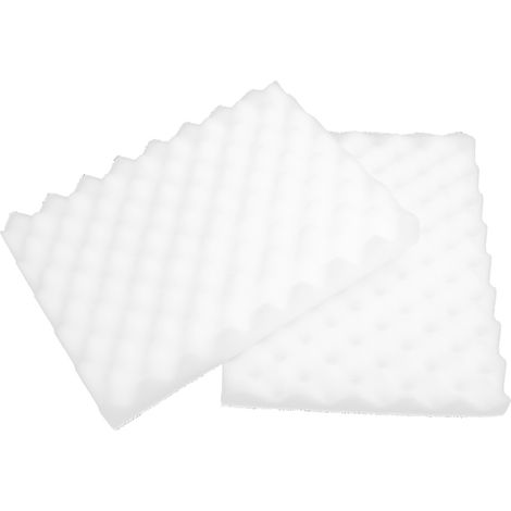 Lot de 2 tapis en mousse pour modelage fondant, outil DIY fleurs ondulées, séchage, blanc (1/5)