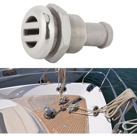 Edelstahl-Schiffsbodenabläufe mit Entlüftungsöffnungen eignen sich für Boote, Yachten und Fischerboote. (1/5)